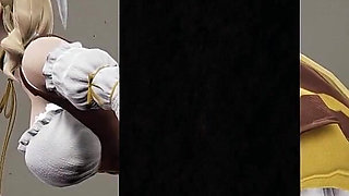 3D Hentai Animation Featuring Sexy Tomoe Mami Mouth Fuck at Gloryhole Cock Licking with Tongue POV and Handjob Cumshot