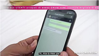 Italian Guy Cheats On Girlfriend With Hot Blonde Milf While Girlfriend Is Next Door - Lara De Santis