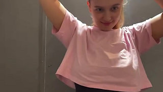 Squirting in the public so hard