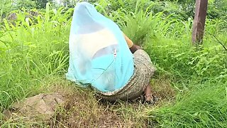 Skinny Indian Bhabhi Fingered and Fucked Hard by Devar in Jungle Field