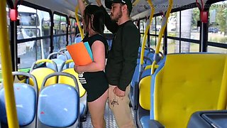 Busty Latina student Jennyferpimenta gets fucked hard on public bus - uncensored 4k
