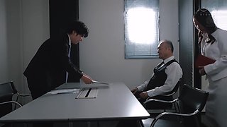 Married Secretary, Sweaty And Kissing Creampie Sex In The Presidents Office - Mahiro Ichiki