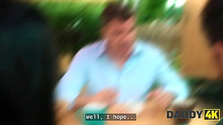 Daddy4k. his grandpa served me an climax dinner