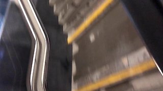 Darkhaired beauty shares intense public anal with passionate heat