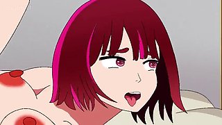 Oshi No Koaqua Fucks His Stepsister Ruby and Best Friend Kana  Rough Anal Sex  Oshi No Ko Hentai, Uncensored