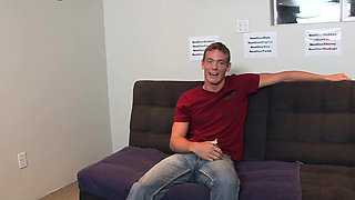 Amateur solo casting stud wanks pecker