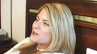 Delilah Stone Cute California Blonde Huge Cock POV Blowjob and Facial