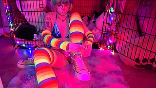 Amateur brunette ariana marie solo toying