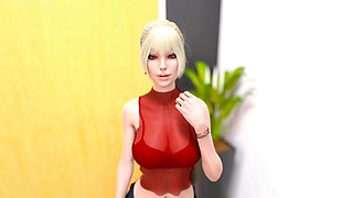 Lelu Love gets into some steamy butt action in this animated love submission adventure