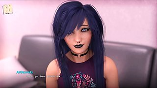 Erotic stories featuring big tits in a three-dimensional visual novel experience