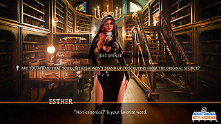 Sisters in Sin Gameplay Part 12 - Lust Performs the Sexual Ritual with Esther in the Library