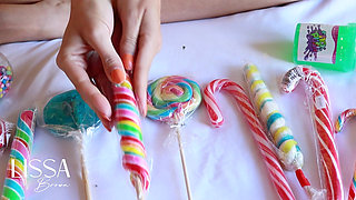 Slime and Candy Go Into My Pussy