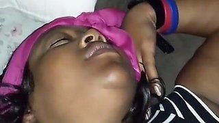 Ebony Thot Fucked Drunk & Asleep