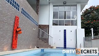 PART 1: I FUCK MY SWIM COACH AND MY STEPSON CATCHES US.