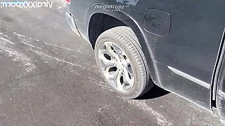 Bryce Adams Teases Hard Sex Car Pound Action