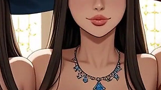 Sorcerer Group Women Bouncing Boobs on Music (ai Animation)