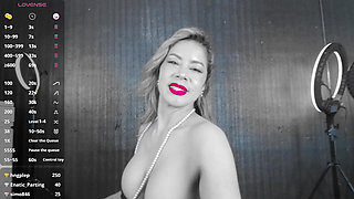 Delicious MILF Fucks with a Big Cock and Her Pearl Necklace!