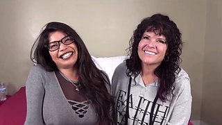 Desperate Amateurs audition red-hot good-sized knocker plus-size mummies getting their taut vaginas boned truly rigid by giant sausage