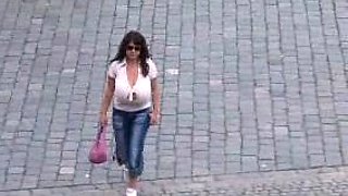 Big boobs milf masturbates with her dildo