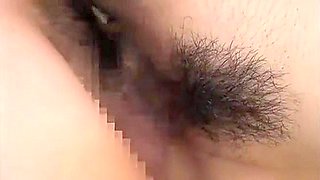 He thrusts it deep into her throat, puts various things in it, and finally cums inside her.