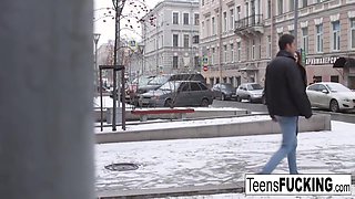Cute Teen 18+ Takes The Cock Until Shes Rewarded With Cum
