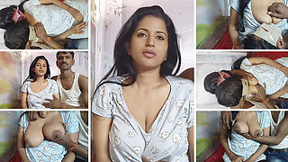 Season 89, Very Huge Big Boobs Bhabhi Dropping Her Milk on Stepbrother Mouth