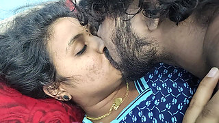Nighty Removal and Hot Romance with Boobs Press