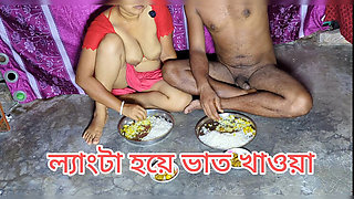 Bangladeshi Wife Rani Mondal Eats With Indian Husband In Bengali HD Sex