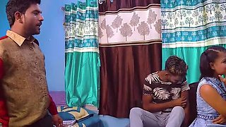 Shivani_Baby Gets Fucked By Two Stepbrothers - Rough 69 Action