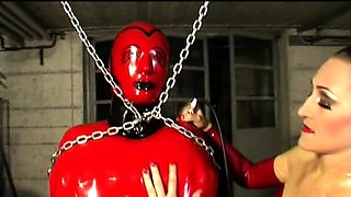 gentle fetish anal actions with latex and bdsm