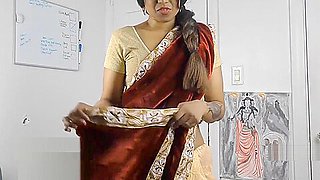 Horny South Indian Step sister in law roleplay in Tamil with subs