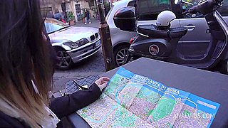 Giorgia Roma And Luca Ferrero In Clip Tourist In Rome Gets Her Tight Ass Fucked By Ms