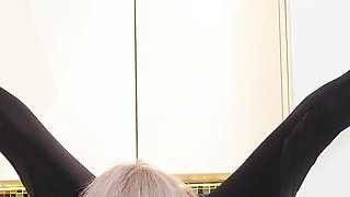 Horny Stripper Crushes Her Tits While Dancing on the Table!
