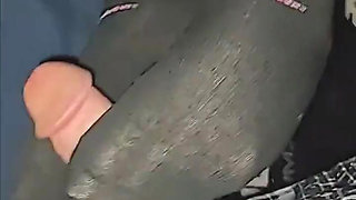Naughty Black Nike No-show Ankle Socks Sockjob Footjob with Slipper Removal