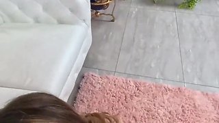 Thin Della Cate Luvs To Gargle Bryan Gozzling's Bootie & Humungous Manmeat!