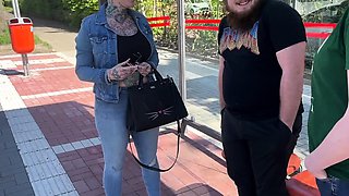 Blonde Laura Crystal with big boobs