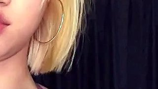Close up masturbation with big cumshot
