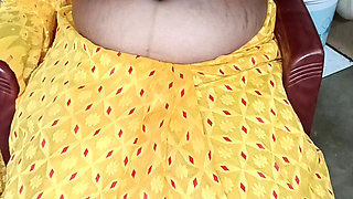 Solo - Yellow Saree Dropping and Fingaring