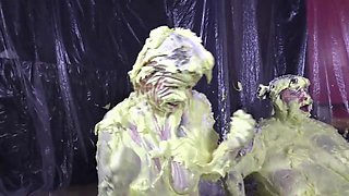 Foam Fun with Cheyenne Hannah  Skyler