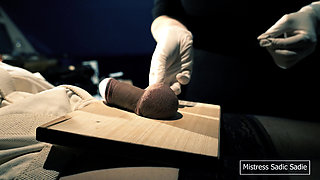 First Time Ball Nailing and Needles Through Gland