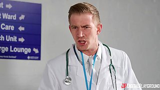 Danny D's Intense Hospital Encounter with Slim Beauty