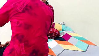 Uncle Massages Bhabhi's Big Tits and Fucks Her in Hindi