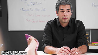 Khloe Kapri's Tight Pussy Gets Smashed Hard By Her Teacher