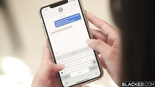 Blacked.Com featuring Damion Dayski and Madison Wilde's blowjob dirt