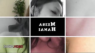 Meisa Hanai steams up JAV scene sucking woody during doggy style fun