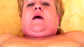Granny Emma Gets Horny And Fucks Her Hairy Pussy With A Dildo!