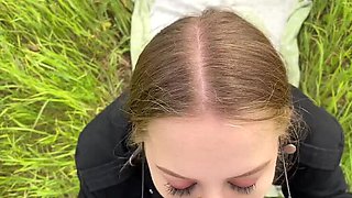 Montanasvibe Hot Picnic Blowjob: Cum in Mouth Outdoor Public Sex