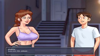 Throwing a party can be tough in Summertime Saga