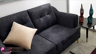 My apartment tenant offers herself instead of rent and it ends on her gorgeous face.