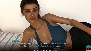 Interactive cartoon visual novel from a unique perspective